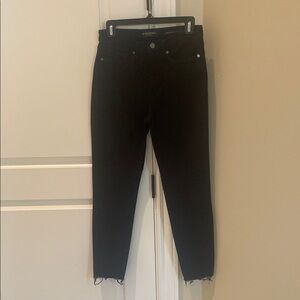Banana republic black, high-rise, skinny jeans, size 28
